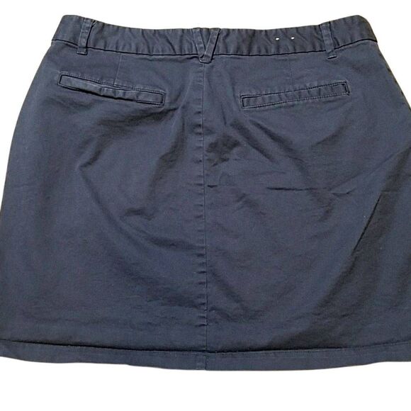 Gap stretch navy skirt 8 - Picture 3 of 3